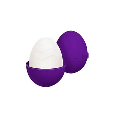 huevo masturbador reutilizable silicona up and go morado