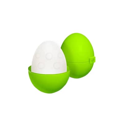 huevo masturbador reutilizable silicona up and go verde