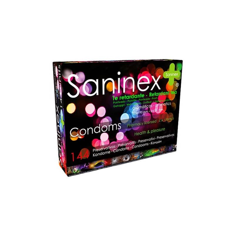 saninex preservativos sensaciones retardante 144 condones