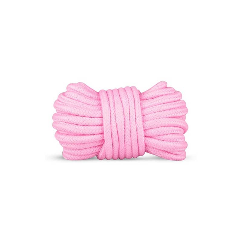 kit secret pink pleasure set de bondage rosa cuerda