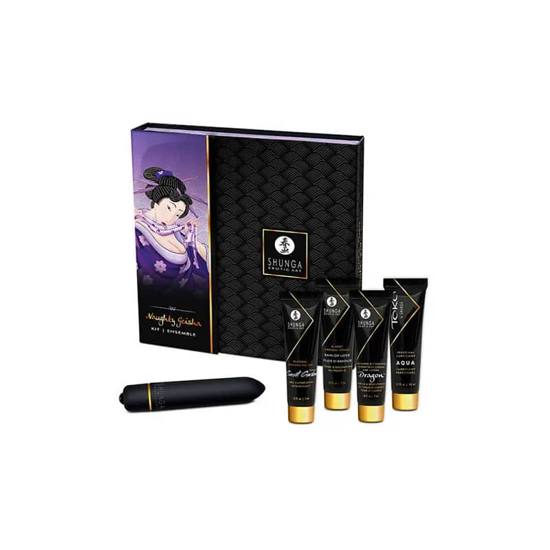 kit shunga geisha picara lubricante y cosmetica